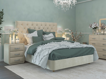 Кровать подиум Brooklyn с основанием Raibox