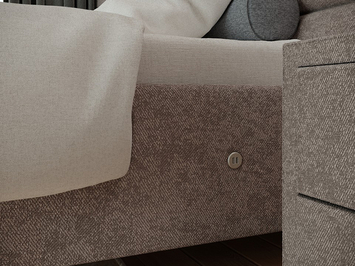 USB-разъем с одной стороны кровати