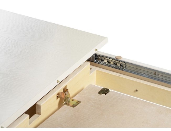 Деревянный стол Морнит слоновая кость/золото (Арт.515969)