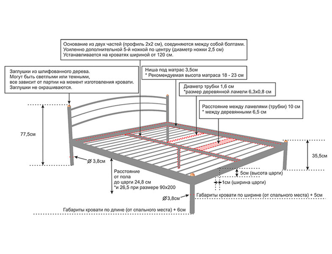 Кровать Alitte Benita