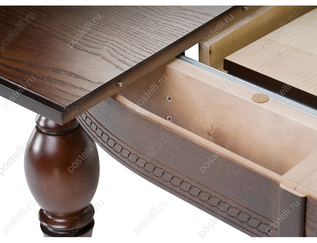 Стол Авилла орех темный/орех (Арт 483901)
