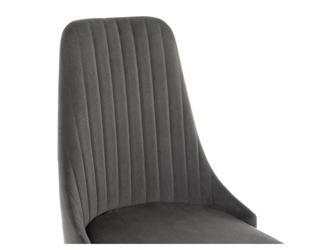 Стул на металлокаркасе Kora dark gray/black (Арт.15098)