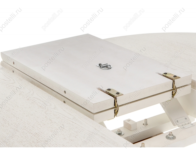 Стол Павия молочный с золотой патиной (Арт. 308810)