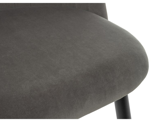 Стул на металлокаркасе Gabi 1 dark gray/black (Арт.15111)