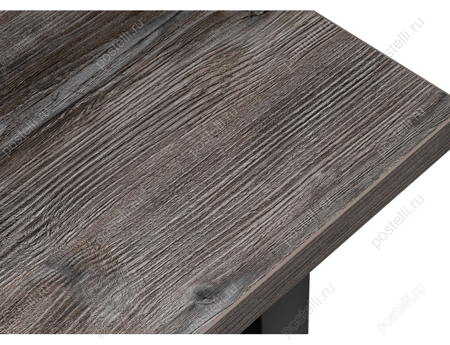 Стол Эльпатия 110 сосна пасадена/черный матовый (Арт. 368662) столешница