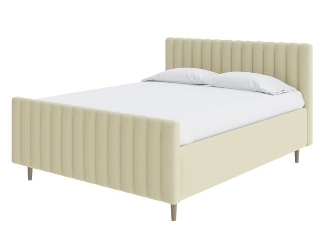 Кровать Madison с ящиком, кремовая