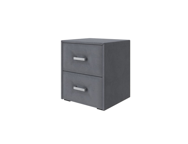 Тумба Uno, Велюр Мокрый асфальт