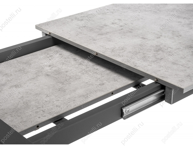 Стол Центавр бетон/графит (Арт 368667)