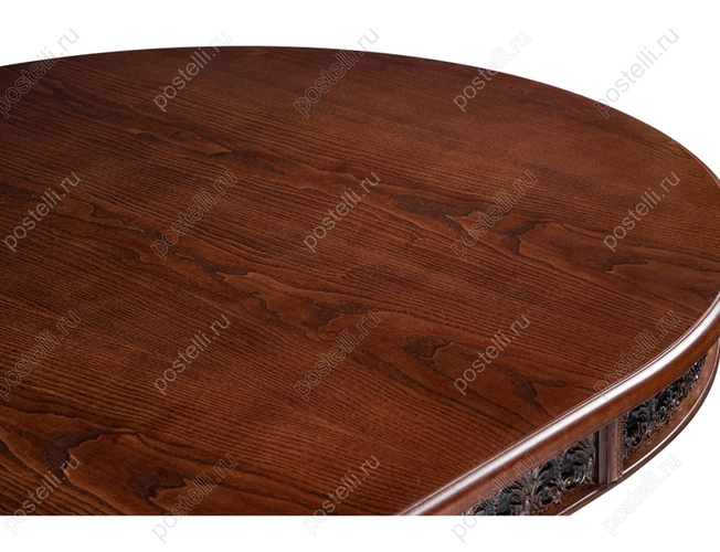Обеденный стол Кассиль орех с коричневой патиной (Арт. 450829)