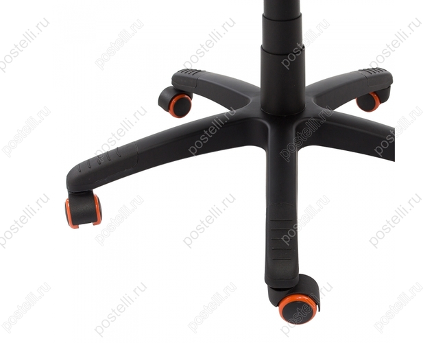 Игровое кресло Leon черное/оранжевое (Арт. 1876)